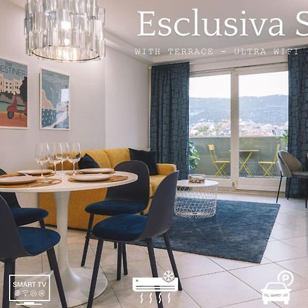 Esclusiva Suite Con Terrazza/Ultra Wi-Fi/Free Park Triest Exterior foto
